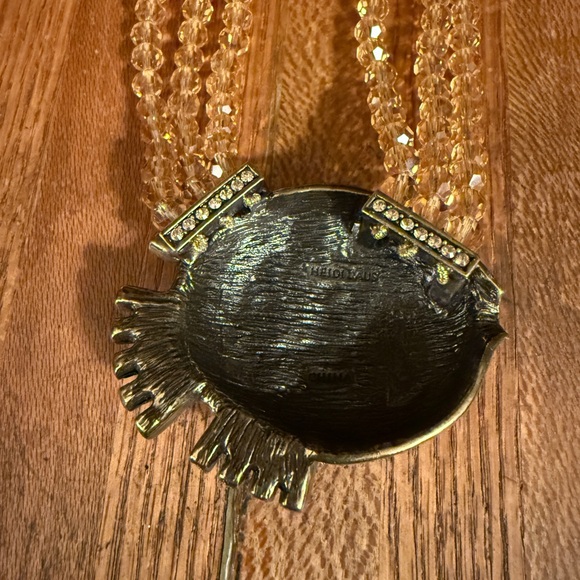 Heidi Daus Gold Crystal Fish Necklace - Picture 4 of 5